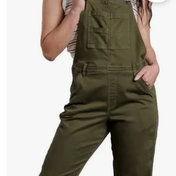 Kuhl Kultivatr Khaki Green Women's Overalls Size 10 x 31 Women’s - Picture 2 of 9